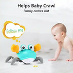 Interactive Crawling Crab Toy for Babies | LED Lights, Music & Rechargeable Fun - ShopOnCliQ