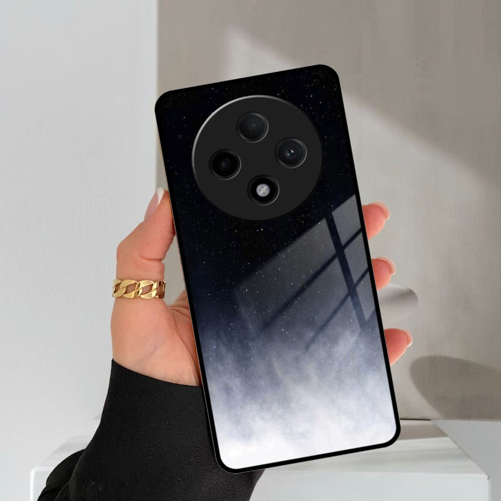 Moon Galaxy Glass Phone Case For Oppo