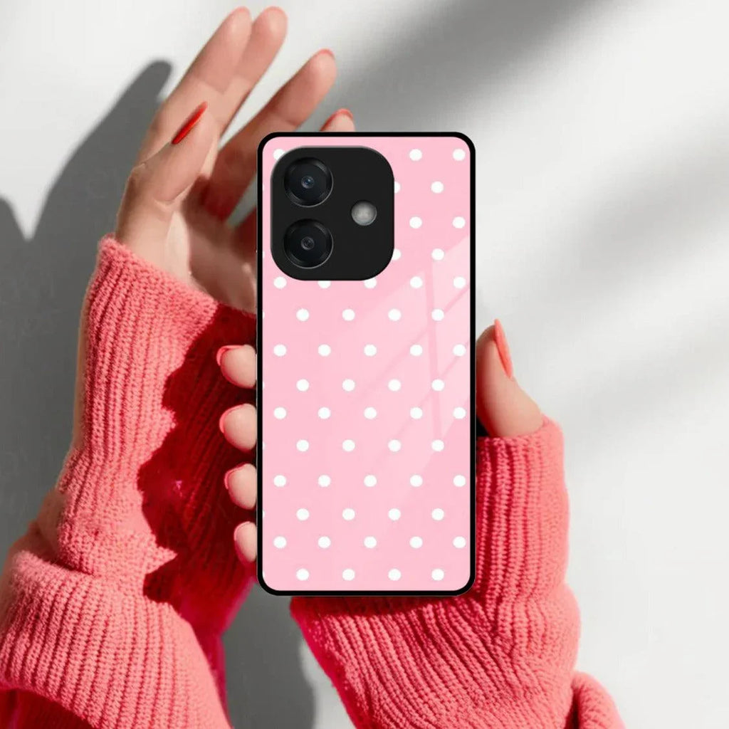 Pollaka Dot Glossy Metal Case Cover For Oppo - ShopOnCliQ