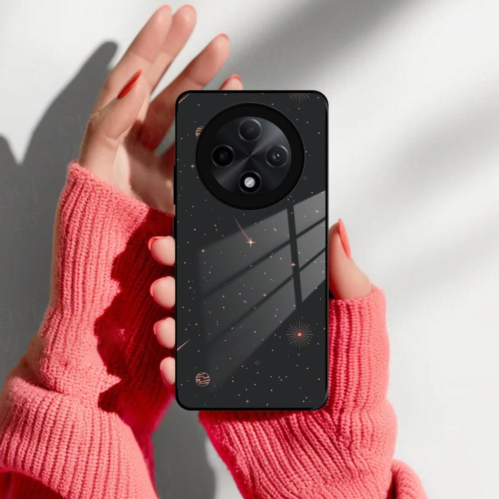 Celestial Design Glossy Metal Case Cover For Oppo - ShopOnCliQ