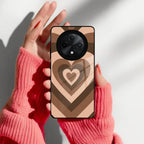 Latte Love Patter Glossy Metal Case Cover Coffee For Oppo - ShopOnCliQ