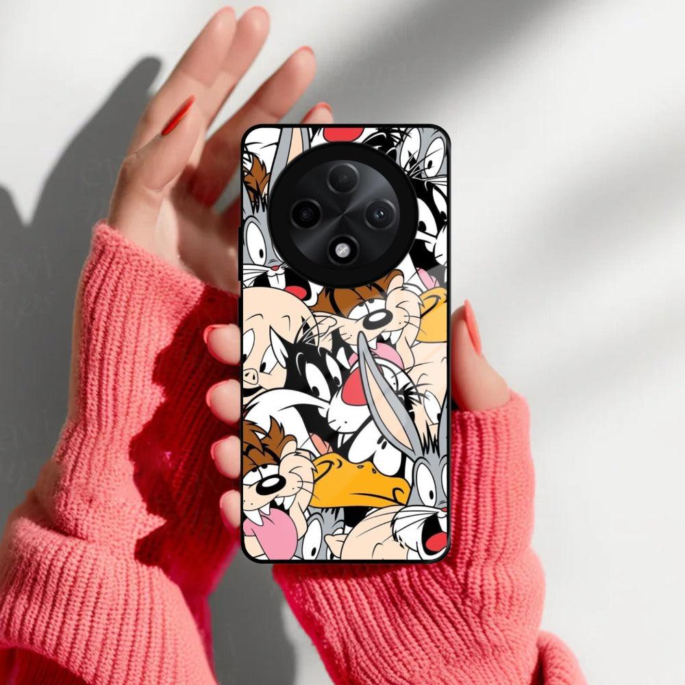 Cute Bugs Bunny Glossy Metal Case Cover For Oppo - ShopOnCliQ