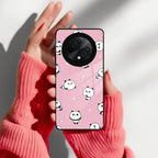 Cute Panda Glossy Metal Case Cover For Oppo - ShopOnCliQ