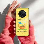 Take Care Glossy Metal Case Cover For Oppo - ShopOnCliQ