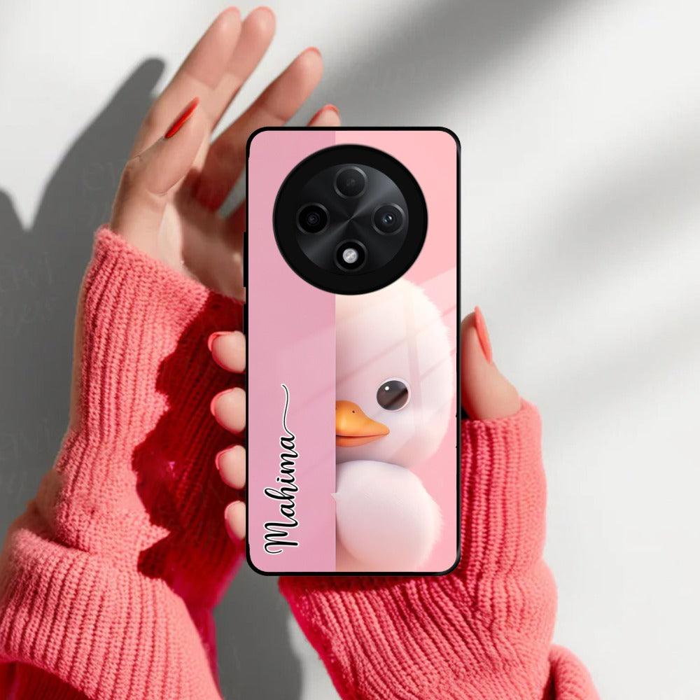 Baby Duck Glossy Metal Case Cover For Oppo - ShopOnCliQ