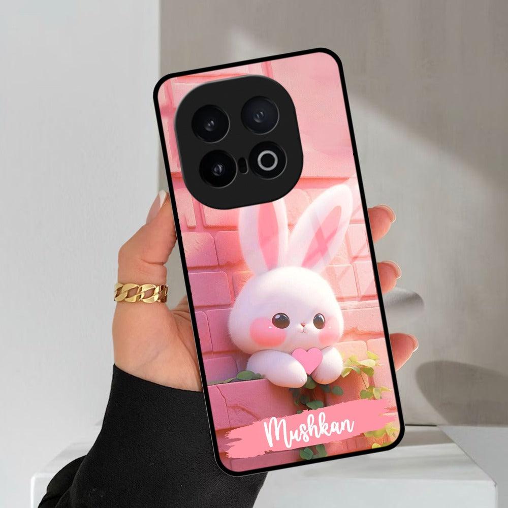 Bunny Glossy Metal Case Cover For Vivo - ShopOnCliQ