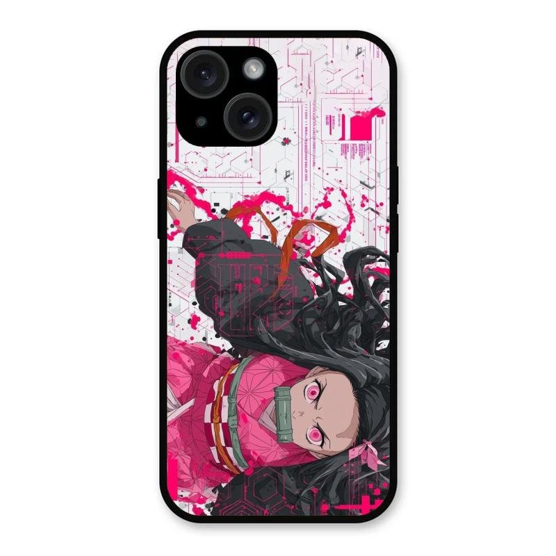 Kamado Queen Glass Case Cover For iPhone 15 Plus