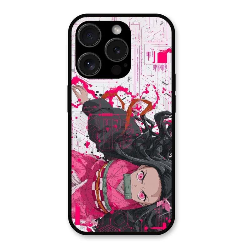 Kamado Queen Glass Case Cover For iPhone 15 Pro Max