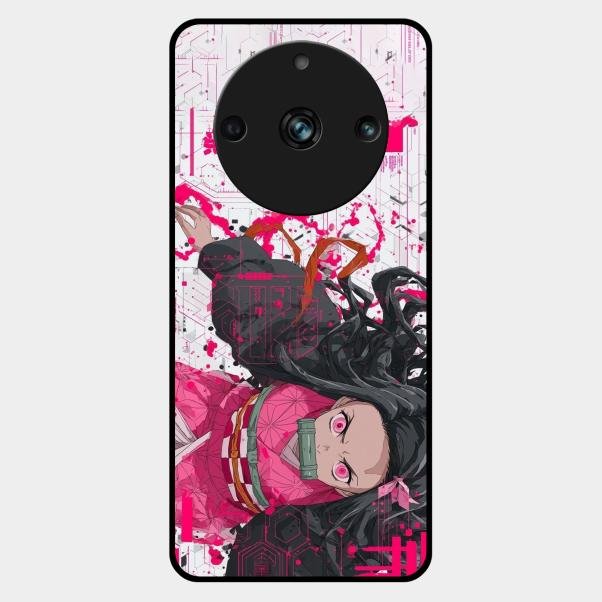 Kamado Queen Glass Case Cover For Realme 11 Pro Plus 5G
