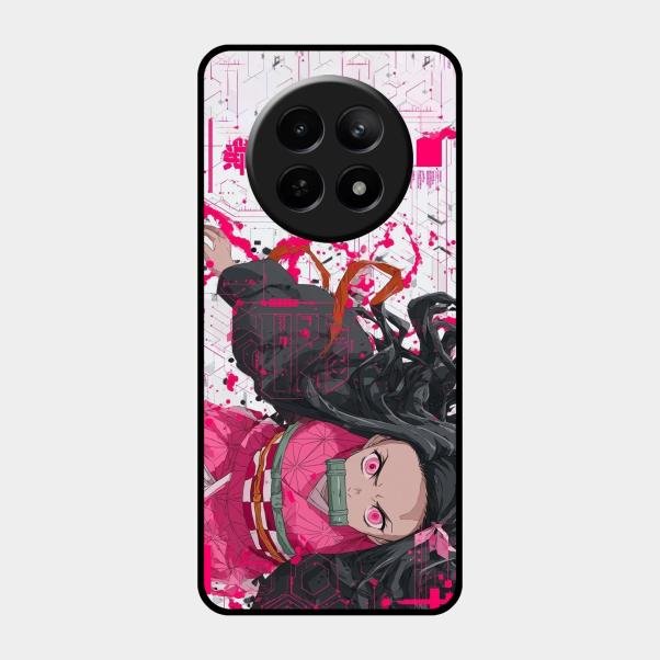 Kamado Queen Glass Case Cover For Realme 12X 5G