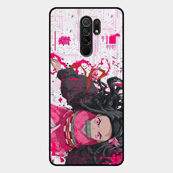 Kamado Queen Glass Case Cover For Redmi 9 Prime