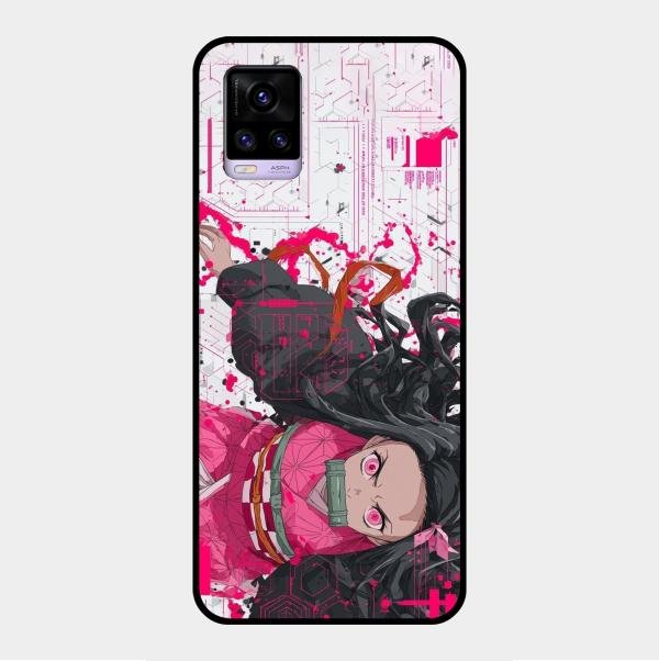 Kamado Queen Glass Case Cover For Vivo V20