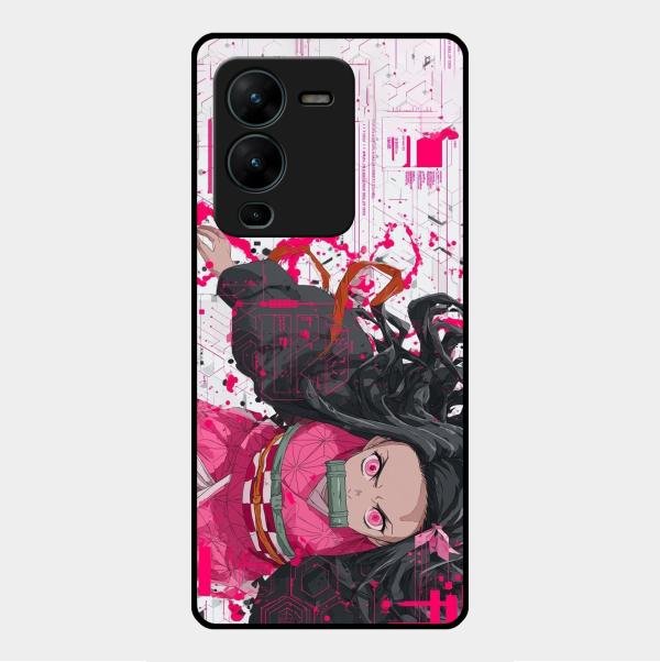Kamado Queen Glass Case Cover For Vivo V25 Pro 5G