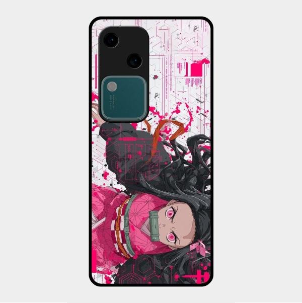 Kamado Queen Glass Case Cover For Vivo V30 5G