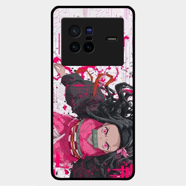Kamado Queen Glass Case Cover For Vivo X80 5G