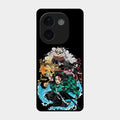 Kamado Spirit Glass Case Cover For Iqoo Z9S Pro 5G