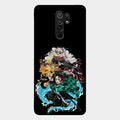 Kamado Spirit Glass Case Cover For Redmi 9 Prime