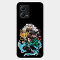 Kamado Spirit Glass Case Cover For Redmi Note 12 5G