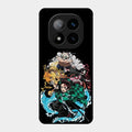 Kamado Spirit Glass Case Cover For Redmi Note 14 Pro Plus 5G