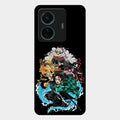 Kamado Spirit Glass Case Cover For Vivo T1 Pro 5G