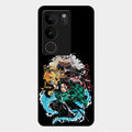 Kamado Spirit Glass Case Cover For Vivo V29 Pro 5G
