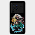 Kamado Spirit Glass Case Cover For Vivo X80 Pro 5G