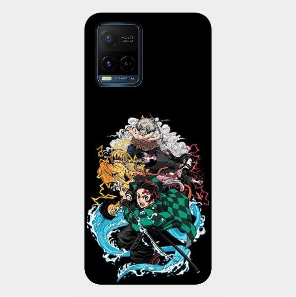 Kamado Spirit Glass Case Cover For Vivo Y21G