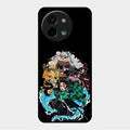 Kamado Spirit Glass Case Cover For Vivo Y58 5G