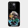 Kamado Spirit Glass Case Cover For Xiaomi 14 5G