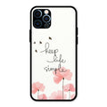 Keep Life Simple Glossy Metal Case Cover For iPhone 12 Pro