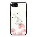 Keep Life Simple Glossy Metal Case Cover For iPhone 16e