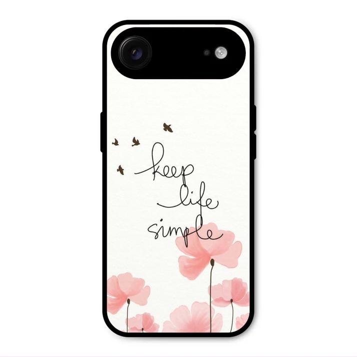 Keep Life Simple Glossy Metal Case Cover For iPhone Air