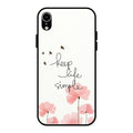 Keep Life Simple Glossy Metal Case Cover For iPhone XR