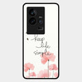 Keep Life Simple Glossy Metal Case Cover For Iqoo 11 5G