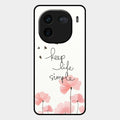 Keep Life Simple Glossy Metal Case Cover For Iqoo 12 5G