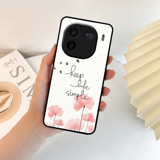 Keep Life simple Glossy Metal Case Cover For iQOO