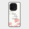 Keep Life Simple Glossy Metal Case Cover For Iqoo 13 5G
