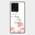 Keep Life Simple Glossy Metal Case Cover For Iqoo 9T 5G