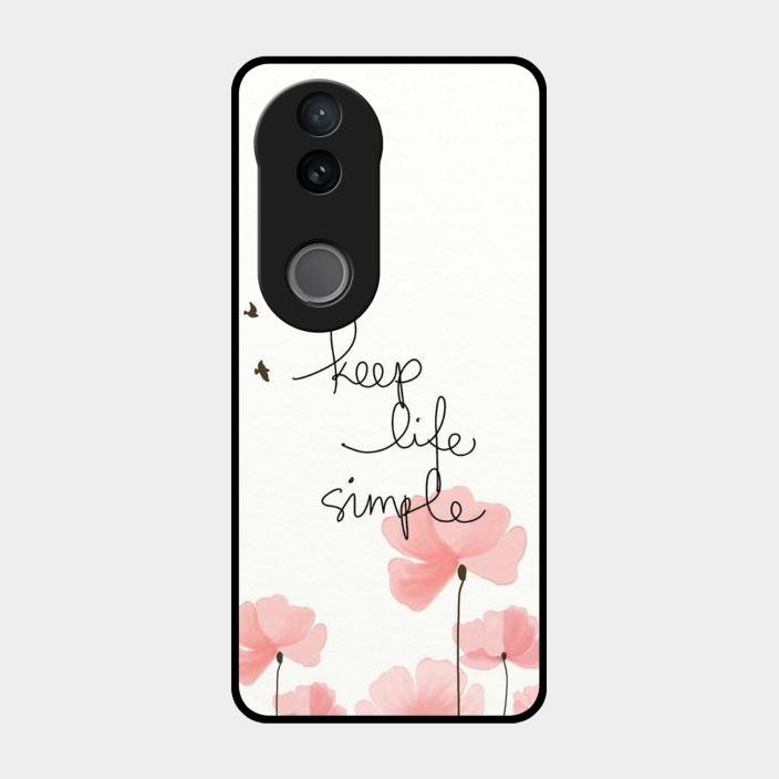 Keep Life Simple Glossy Metal Case Cover For Iqoo Z10R