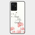 Keep Life Simple Glossy Metal Case Cover For Iqoo Z6 5G