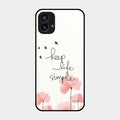 Keep Life Simple Glossy Metal Case Cover For Nothing Phone 1