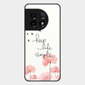 Keep Life Simple Glossy Metal Case Cover For Oneplus 11 5G