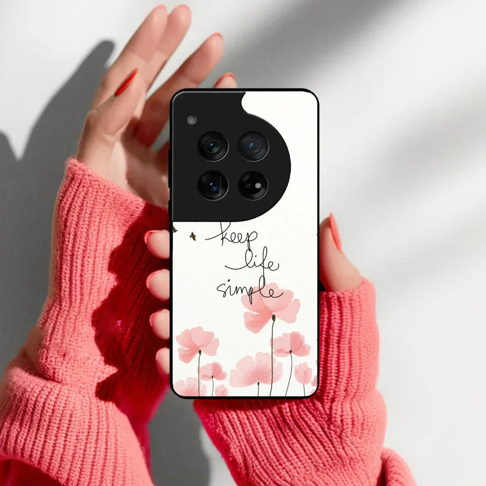 Keep Life Simple Glossy Metal Case Cover For OnePlus - ShopOnCliQ