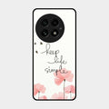 Keep Life Simple Glossy Metal Case Cover For Oneplus 13 5G