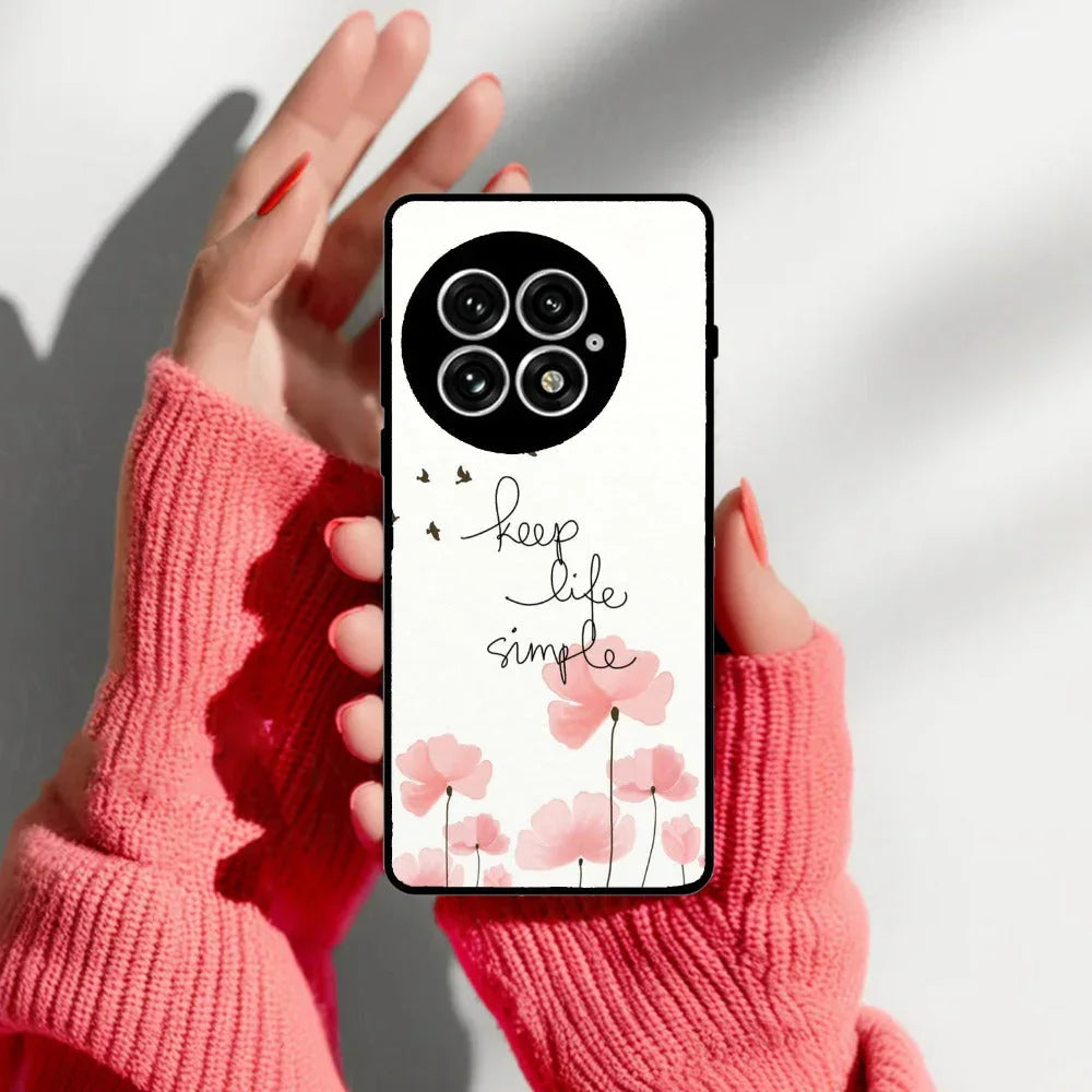 Keep Life Simple Glossy Metal Case Cover For OnePlus - ShopOnCliQ