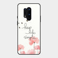 Keep Life Simple Glossy Metal Case Cover For Oneplus 8 Pro