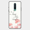 Keep Life Simple Glossy Metal Case Cover For Oneplus 8