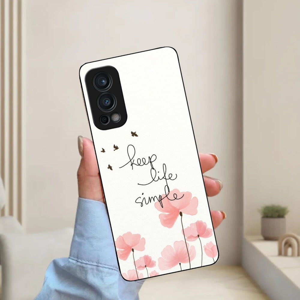 Keep Life Simple Glossy Metal Case Cover For OnePlus