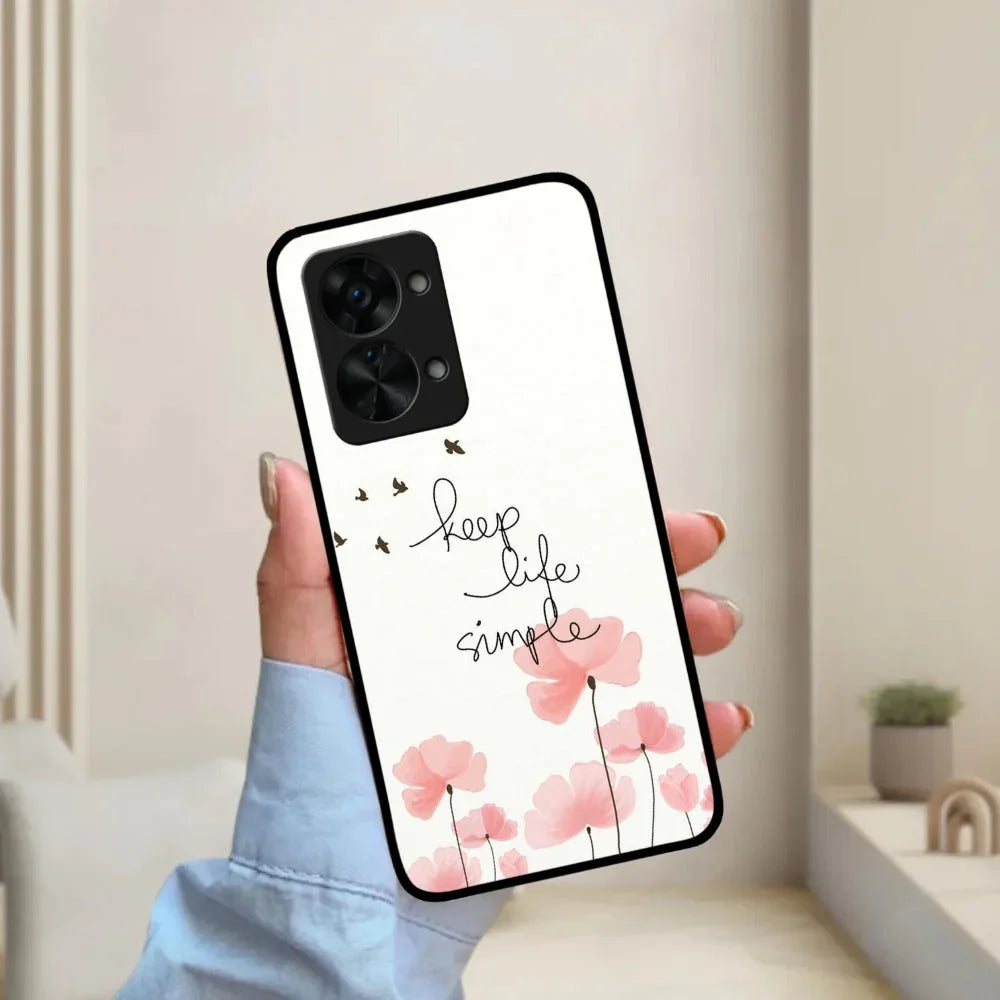 Keep Life Simple Glossy Metal Case Cover For OnePlus - ShopOnCliQ