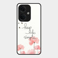 Keep Life Simple Glossy Metal Case Cover For Oneplus Nord Ce 3 5G
